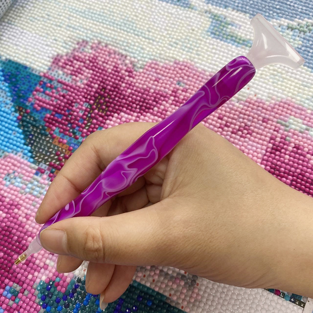 ปากกาเพชรเรซิ่นสีสันสดใส พร้อม - Embroidery Details บทวิจารณ์และราคา